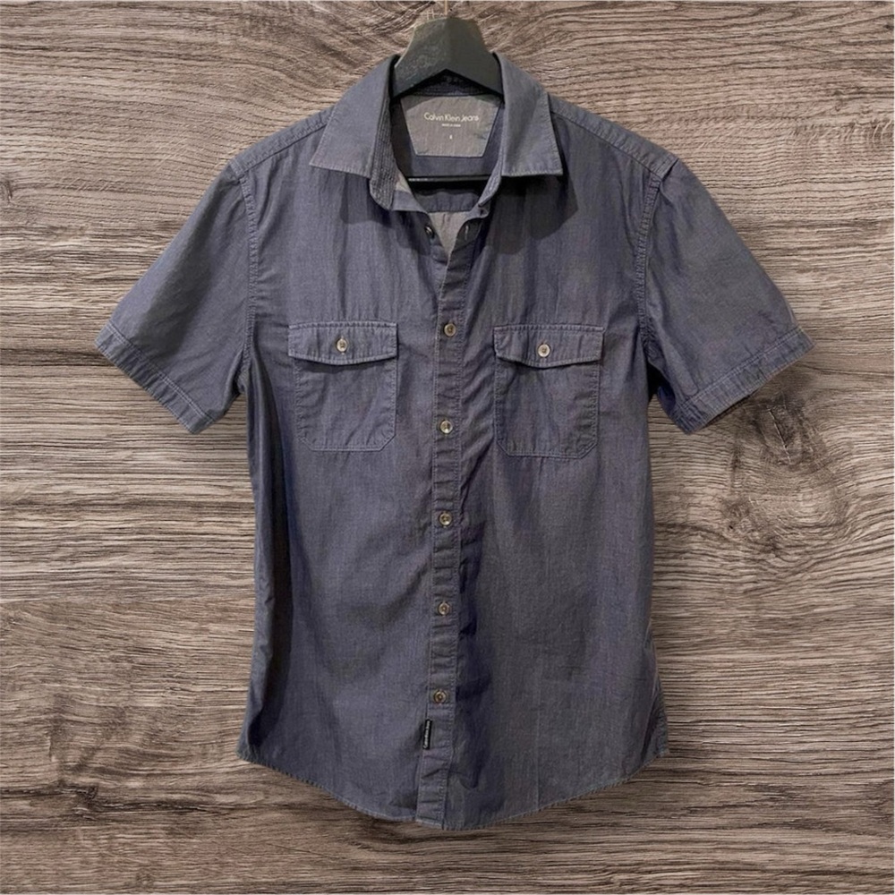 Calvin Klein Button-Down Easy Short Sleeve (S)